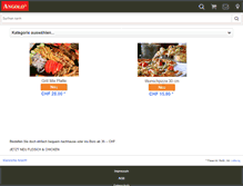 Tablet Screenshot of angolopizza.com